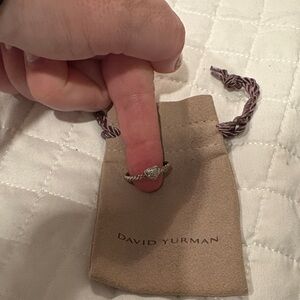 David Yurman Silver Heart Ring